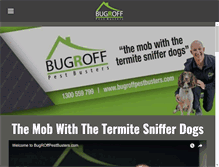 Tablet Screenshot of bugroffpestbusters.com